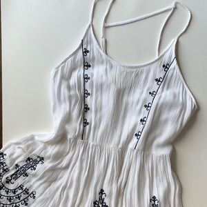Black and White Mini Summer Dress